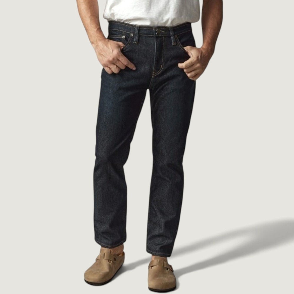 NEW American Giant Dakota Jeans 38x32 Maritime Wash Straight Leg Stretch Denim